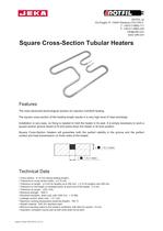 Square Cross-Section Tubular Heaters - 1