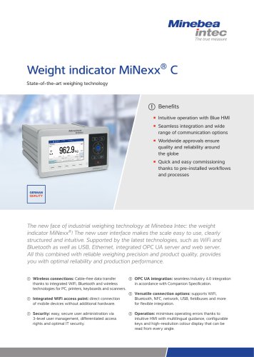weight indicator MiNexx&reg; C