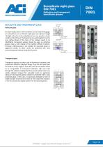 Borosilicate sight glass DIN 7081-5