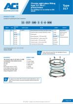 Circular sight glass fitting type 317 PN 0 - pressureless-3