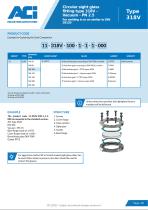 Circular sight glass fitting type 318V - Vacuum - PN 2.5-3