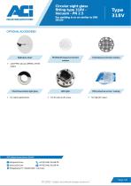 Circular sight glass fitting type 318V - Vacuum - PN 2.5-5
