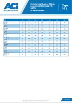 Circular sight glass fitting type 321 DIN 28121 PN 10/25-2