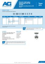 Circular sight glass fitting type 322 PN 40/160-2
