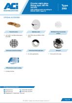 Circular sight glass fitting type 390 PN 16/320-6