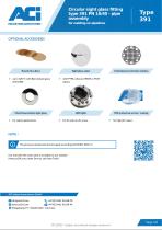 Circular sight glass fitting type 391 PN 16/40 - pipe assembly-5