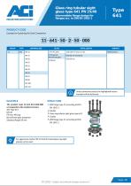 Glass ring tubular sight glass type 641 PN 25/40-3