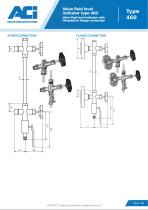 Valve fluid level indicator type 460-3