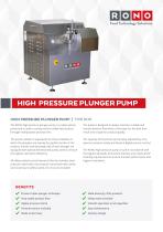 High Pressure Plunger Pump - 1