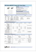 KW Series-MOSFET Output NC Photo Relay - 1