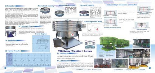 Weiliang CE YBS circular rotary screener for food and chemical industry