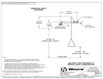 AXION® MSR Emergency Drench Shower model 8122-2