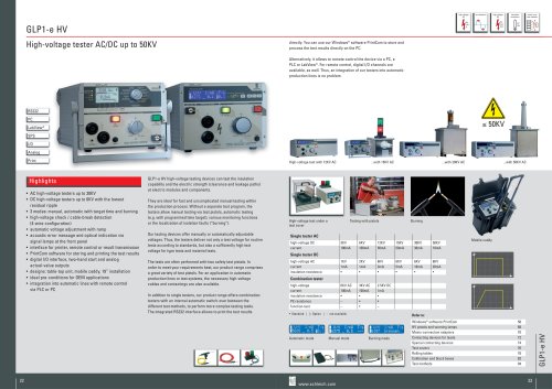 GLP1-e - HIPOT TESTER