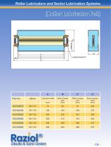 Raziol Roller  Lubricators and  Sector Lubrication  Systems - 13