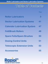 Raziol Roller  Lubricators and  Sector Lubrication  Systems - 3