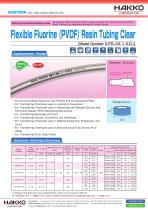 Flexible Fluorine (PVDF) Resin Tubing Clear - 1