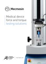 Medical Device Force and Torque Testing Solution - 1