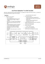 Low Power DisplayPort™ to LVDS Translator-1