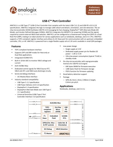 USB-C&trade; Port Controller