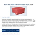 Heavy Duty Plastic Bulk Container type 460 E - 2