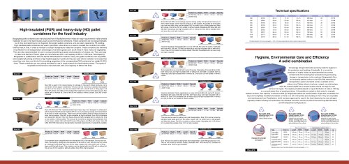 Pallet Containers (Tubs) for The Food Industry