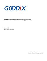 GR551x FreeRTOS Example Application - 1