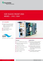 SDR RADIO FRONT-END  MIMO – 2x2 / 4x4-1