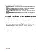 Keysight Open RAN Automated Compliance Test Cases-4