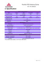 GNSS L Bands Flexible PCB Antenna SPECIFICATION-4