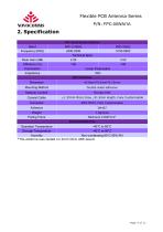 WiFi Dual Bands Flexible PCB Antenna SPECIFICATION-4