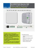 ALLIANCE Multi-Operator DAS Multiband edgeROU Fiber2AntennaTM Product Specifications / Parts List-1
