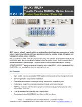 iMUX / iMUX+  Tunable Passive DWDM for Optical Access-1