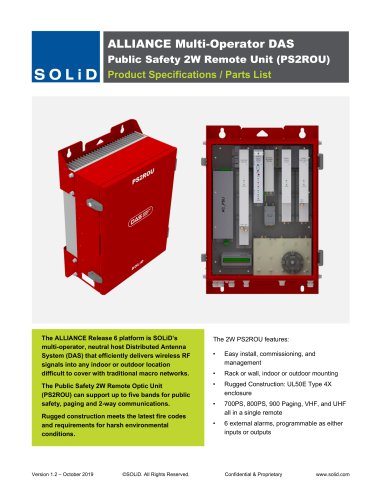 All SOLiD Inc. catalogs and technical brochures