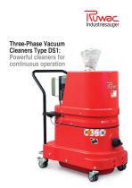 Three-Phase Vacuum Cleaners Type DS1-1