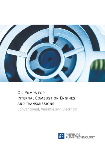 Oil Pumps for Internal Combustion Engines and Transmissions