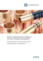 Outstanding in low-lead bronze for drinking water installations-1