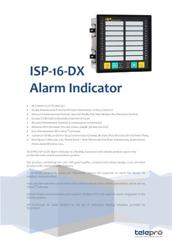 ISP-16-DX Alarm Indicator