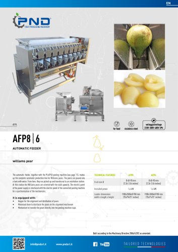 AFP6/8 - Technical data sheet