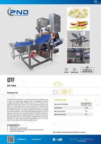 DTF - Technical Data Sheet