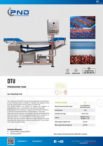 DTU - Technical Data Sheet