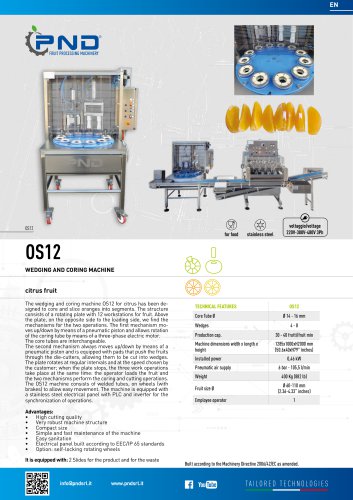 OS12 - Technical Data Sheet