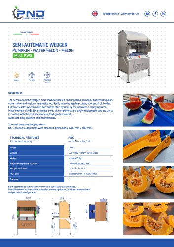 PWS – Technical Data Sheet