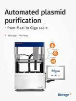 Biotage® PhyPrep: Automated plasmid purification-1