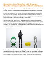Streamline Your Workflow with Stunning Results: Introducing Surface Finish and Queue-1