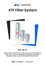 KTF-32 Self cleaning pressure filter - 1