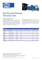 Gas Powered Generator Sets (Solutions) - 1