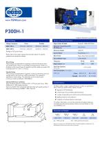 P300H-1 (300 kVA) 3 Phase Open Generator Set - 1