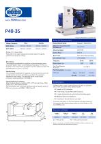 P40-3S (40 kVA Single Phase Open Set