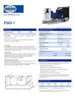 P563-1 Open Generator Set (563 kVA) - 1