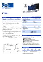 P700-1 Open Generator Set (700 kVA) - 1